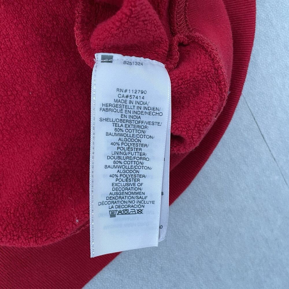 True Religion Sweater Adult XL Red Full Zip Hoodie Buddha Streetwear Mens Y2K - Picture 6 of 10